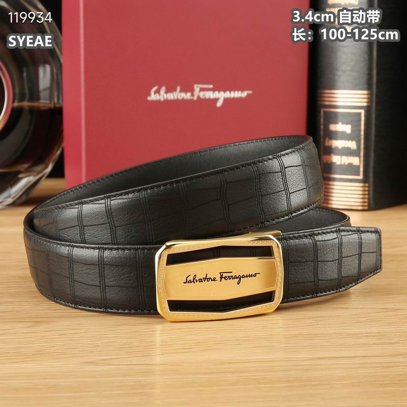 Ferragamo belt 34mmX100-125cm 8L05